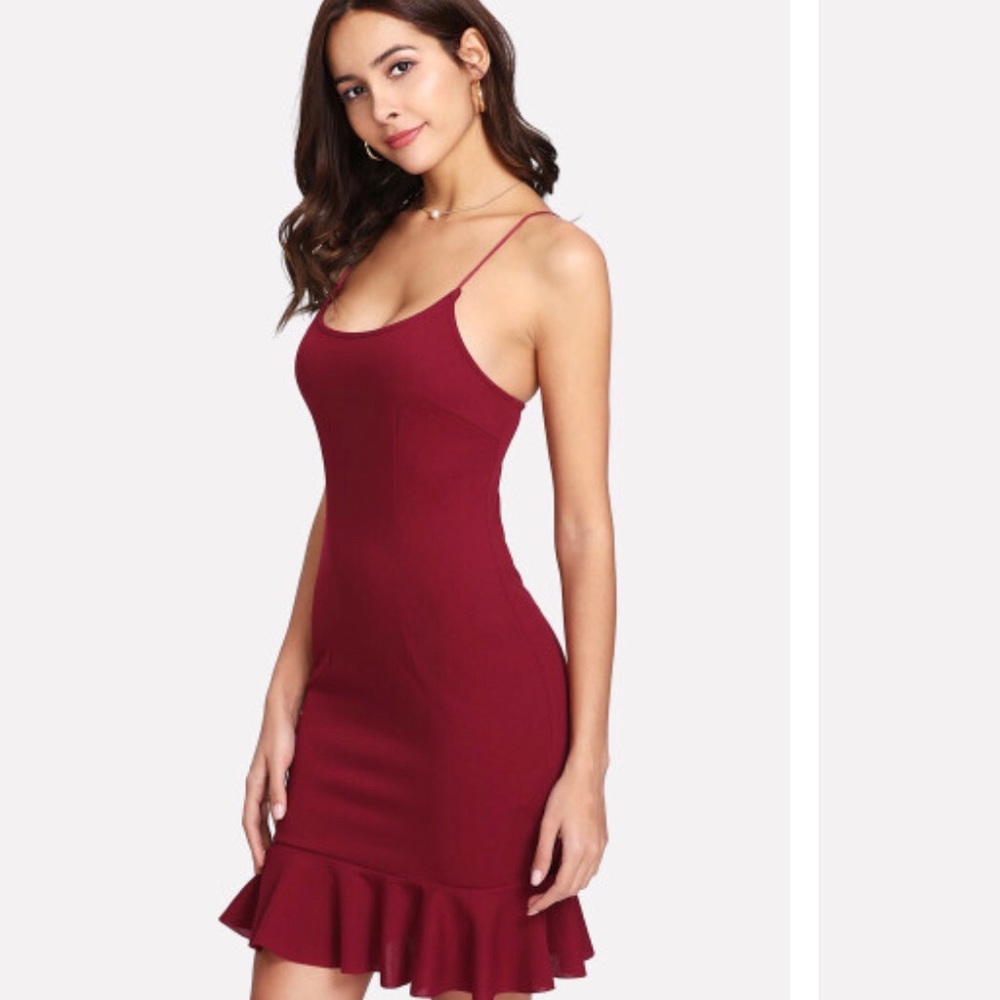Burgundy Dress